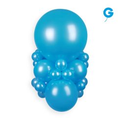 Alternative view of Westcoast Balloon 053517 Gemar Metallic Light Blue 5 Round (100Ct)