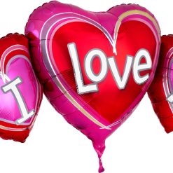 Alternative view of Westcoast Balloon 09625 I Love You