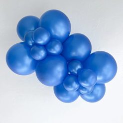 Alternative view of Westcoast Balloon 10059 Tuftex Metallic Blue 11 Round (100Ct)