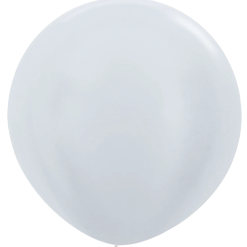 Westcoast Balloon 114194 Satin (Pearl) White 36 Round (2Ct)