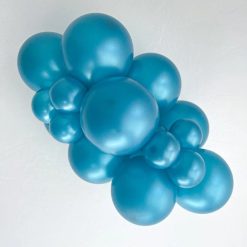Alternative view of Westcoast Balloon 10057 Tuftex Metallic Teal 11 Round (100Ct)