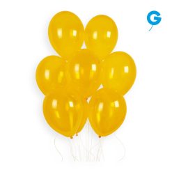 Alternative view of Westcoast Balloon 114003 Gemar Crystal Yellow 11-12 Round (50Ct)