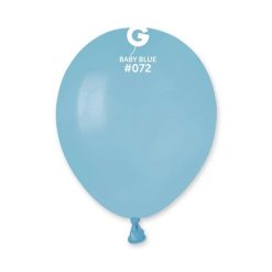 Westcoast Balloon 057218 Gemar Macaron Baby Blue 5 Round (100Ct)