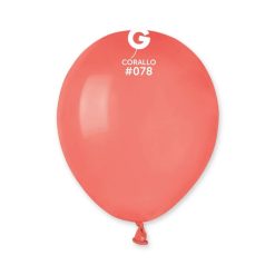 Westcoast Balloon 057812 Gemar Corallo 5 Round (100Ct)