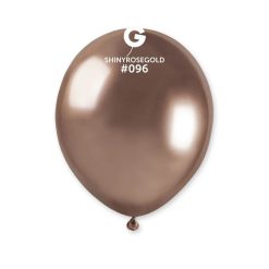 Westcoast Balloon 059601 Gemar Shiny Rose Gold 5 Round (50Ct)