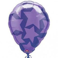Westcoast Balloon 07712 Purple Stars Perfect Balloon