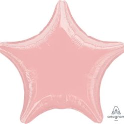 Westcoast Balloon 06902 Metallic Pearl Pastel Pink Star