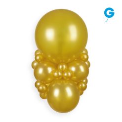 Alternative view of Westcoast Balloon 057416 Gemar Metallic Dorato 5 Round (100Ct)