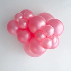 Alternative view of Westcoast Balloon 10038 Tuftex Shimmering Pink 11 Round (50Ct)