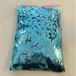 Westcoast Balloon 1.5Cm Metallic Confetti - Light Blue 100G