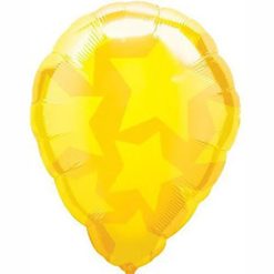 Westcoast Balloon 07710 Yellow Stars Perfect Balloon