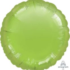 Westcoast Balloon 06150 Metallic Lime Green Round