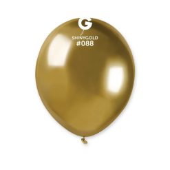 Westcoast Balloon 058802 Gemar Shiny Gold 5 Round (50Ct)