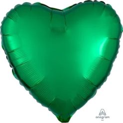 Westcoast Balloon 10557 Metallic Green Heart