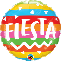 Westcoast Balloon 10244 Fiesta Rainbow Stripes