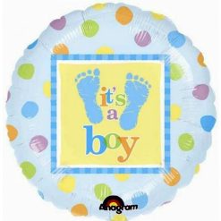 Westcoast Balloon 111056 Baby Steps Boy