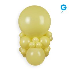 Alternative view of Westcoast Balloon 054316 Gemar Macaron Baby Yellow 5 Round (100Ct)