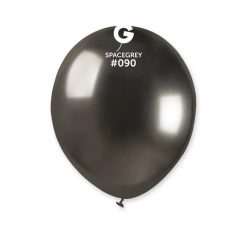 Westcoast Balloon 059007 Gemar Shiny Space Grey 5 Round (100Ct)