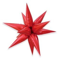 Westcoast Balloon 01248 Exploding Star Large Red