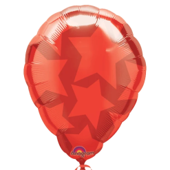 Westcoast Balloon 07711 Red Stars Perfect Balloon