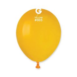 Westcoast Balloon 050318 Gemar #003 Yellow 5 Round (100Ct)