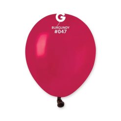 Westcoast Balloon 054712 Gemar Burgundy 5 Round (100Ct)