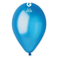 Westcoast Balloon 113600 Gemar Metallic Blue 11-12 Round (50Ct)