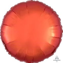 Westcoast Balloon 04561 Metallic Orange Round
