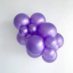 Alternative view of Westcoast Balloon 10036 Tuftex Metallic Lilac 11 Round (50Ct)