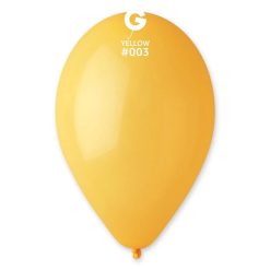 Westcoast Balloon 110302 Gemar #003 Yellow 11-12 Round (50Ct)