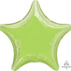Westcoast Balloon 07128 Metallic Lime Green Star