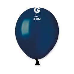 Westcoast Balloon 020511 Gemar Navy 5 Round (100Ct)