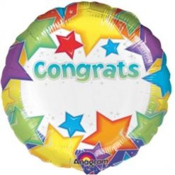 Westcoast Balloon 06606 Congrats Stars