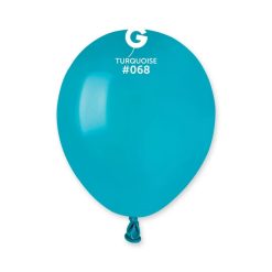 Westcoast Balloon 056815 Gemar Turquoise 5 Round (100Ct)