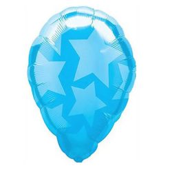 Westcoast Balloon 07715 Blue Stars Perfect Balloon