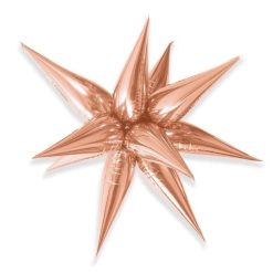 Westcoast Balloon 01257 Exploding Star Jumbo Rose Gold