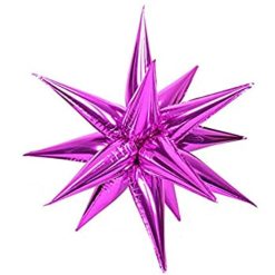 Westcoast Balloon 01115 Exploding Star Jumbo Purple
