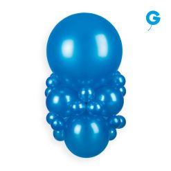 Alternative view of Westcoast Balloon 113600 Gemar Metallic Blue 11-12 Round (50Ct)