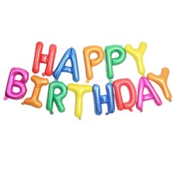 Westcoast Balloon 01106 Set Of Letters Happy Birthday Multi Color