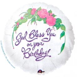 Westcoast Balloon 04922 God Bless Birthday