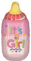 Westcoast Balloon 17499 Jumbo Girl Bottle