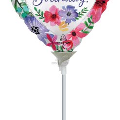 Westcoast Balloon 45893 Happy Birthday Florals