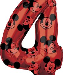 Westcoast Balloon 40134 Mickey Mouse Forever Number 4 (26In)