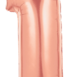 Westcoast Balloon 15841RGP Megaloons Number 1 Rose Gold