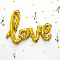 Alternative view of Westcoast Balloon FB15M Love - Gold