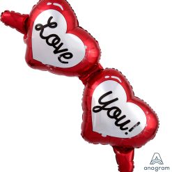 Westcoast Balloon 34157 Hearts Shaped Glasses