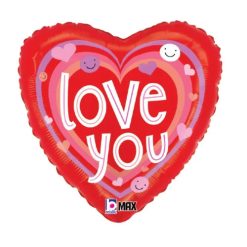 Westcoast Balloon 26416 Retro Love You