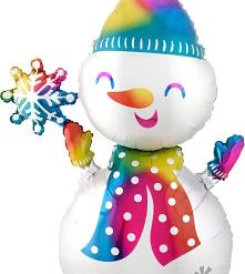 Westcoast Balloon 42037 Satin Infused Snowman