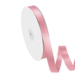 Westcoast Balloon Flora Satin Ribbon - Pink 5/8 In
