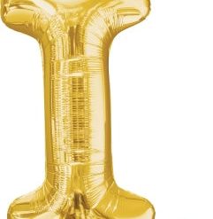 Westcoast Balloon 32964 Letter I Gold